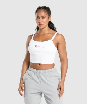 Gymshark Fairy Pre Workout Cami - White