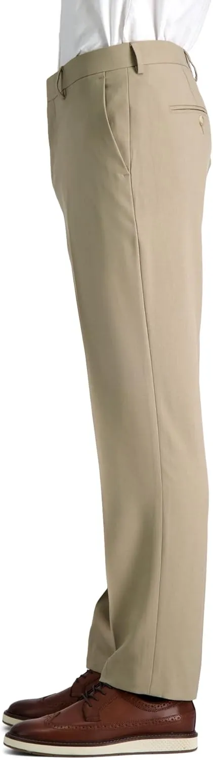 Haggar Men's Premium Comfort Dress Pant-Straight Fit Flat Front (Regular and Big & Tall Sizes)