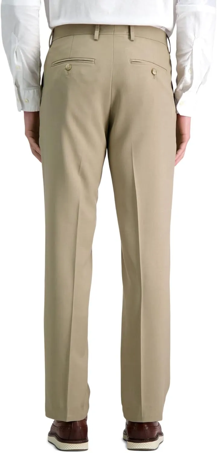 Haggar Men's Premium Comfort Dress Pant-Straight Fit Flat Front (Regular and Big & Tall Sizes)