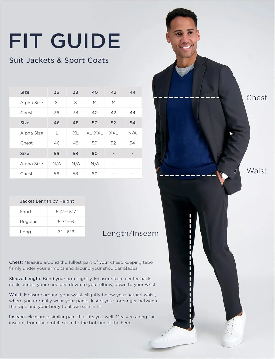 Haggar Men's Smart Wash Performance Classic Fit Big &Tall Suit Separates-Pants & Jackets