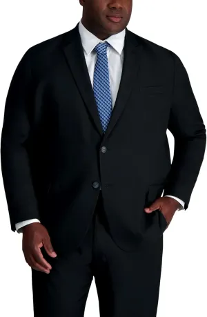 Haggar Men's Smart Wash Premium Stretch Classic Fit Regular and Big & Tall Suit Separates(Pants & Jackets)