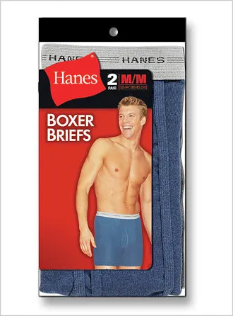 Hanes Dyed Boxer Briefs 2PK 2XL