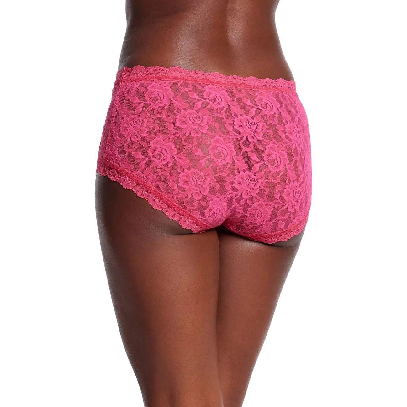 Hanky Panky Signature Lace Boyshort in Morning Glory Pink
