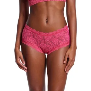 Hanky Panky Signature Lace Boyshort in Morning Glory Pink