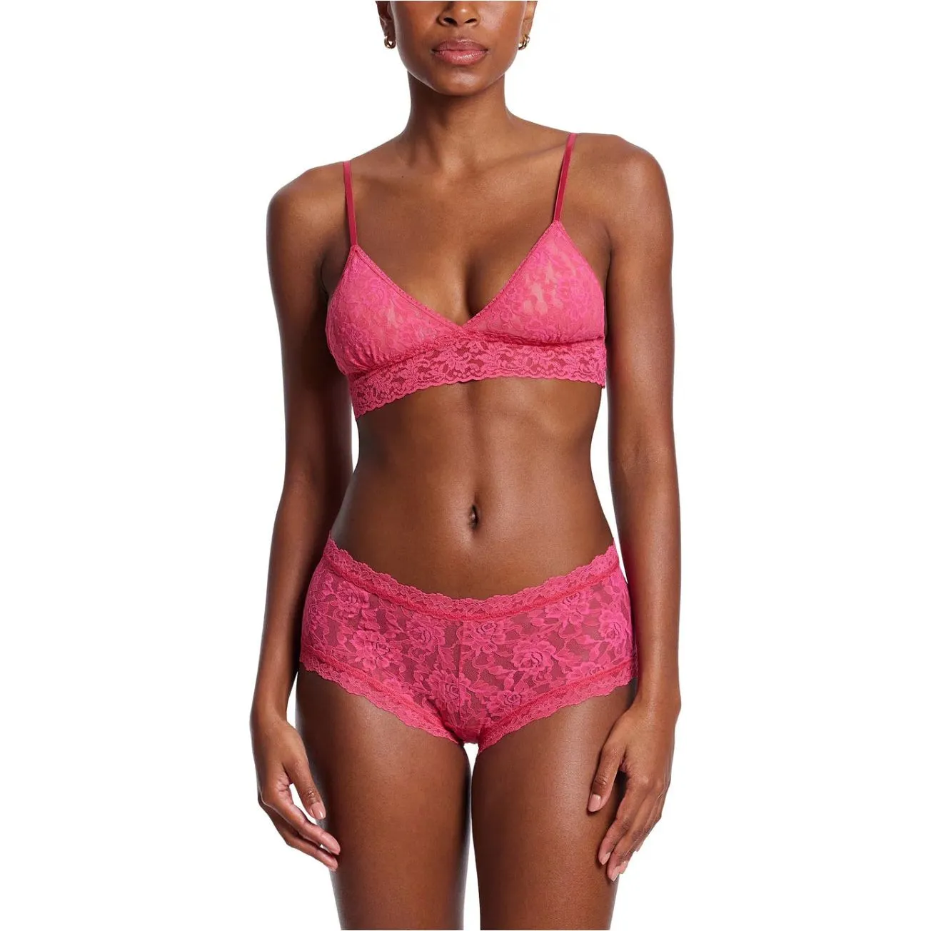 Hanky Panky Signature Lace Boyshort in Morning Glory Pink
