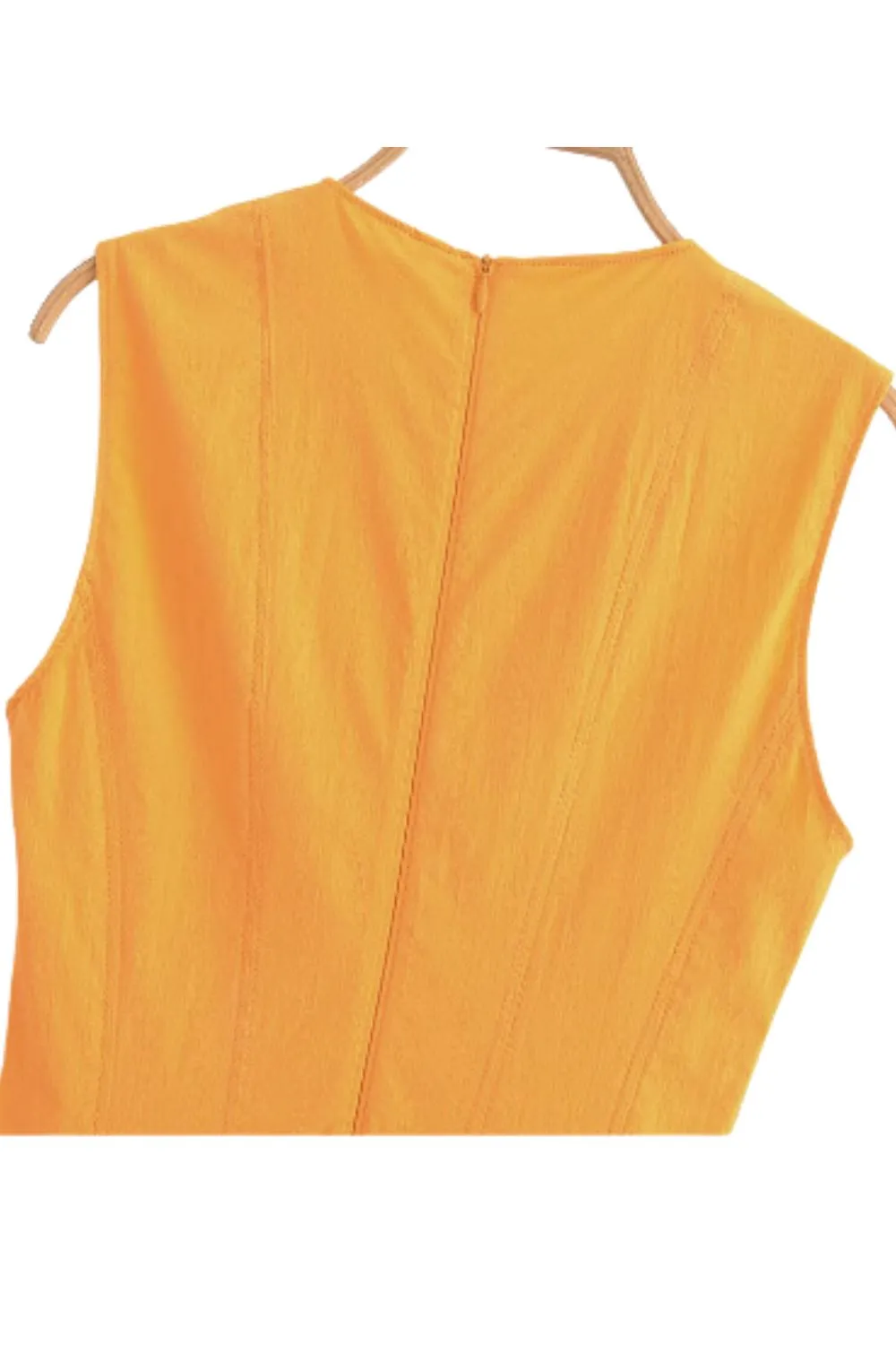'Hazel' Minimalist A-Line Midi Dress
