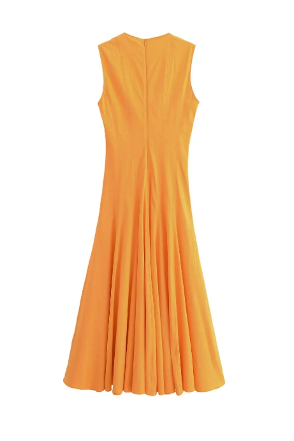 'Hazel' Minimalist A-Line Midi Dress
