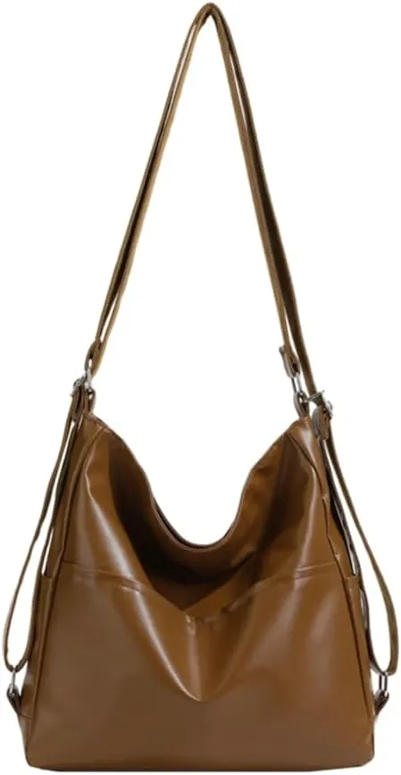 Hobo Tote Bags for Women Vegan Leather Tote Purses and Handbags Womens Slouchy Shoulder Crossbody Work Bag