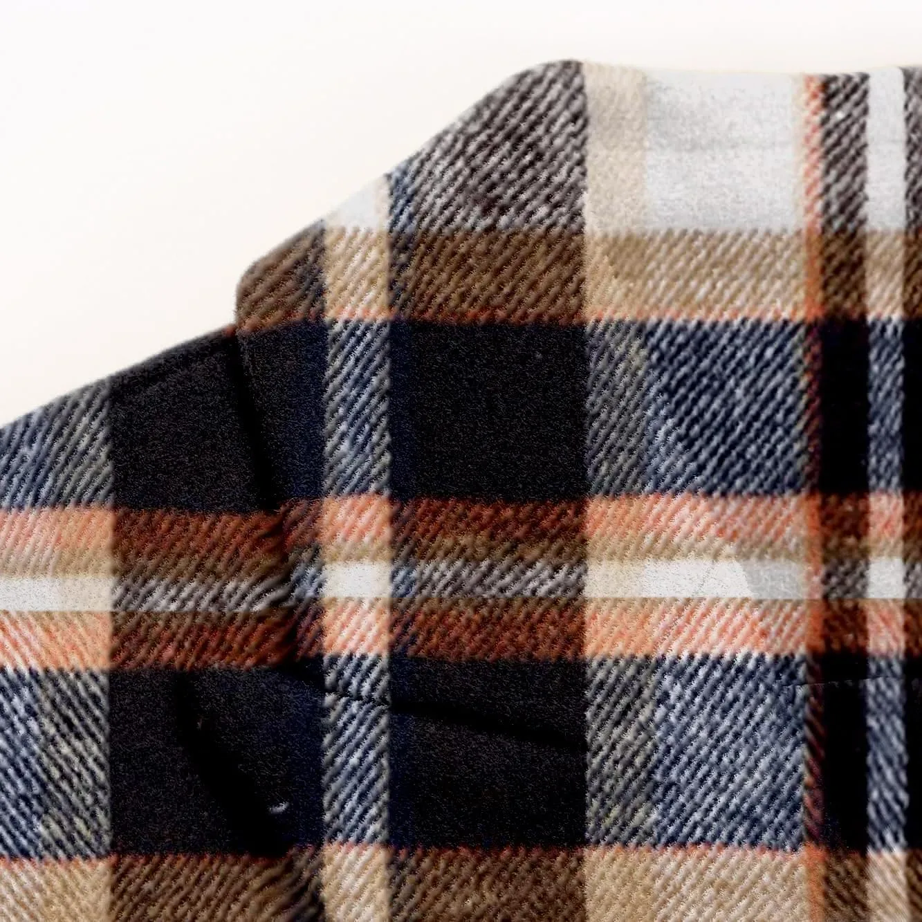 IDEALSANXUN Long Plaid Wool Coats for Women Fall Winter Double Breasted Trench Coat Peacoat Jackets