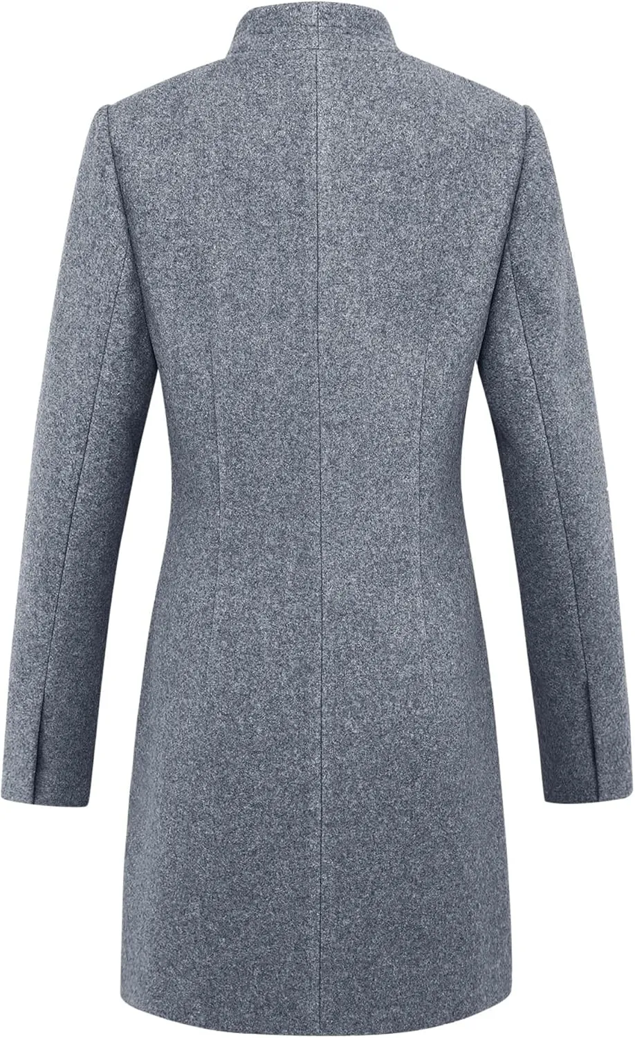 IDEALSANXUN Womens Wool Coat Long Blazer Jackets Fall Winter Peacoat with Pockets