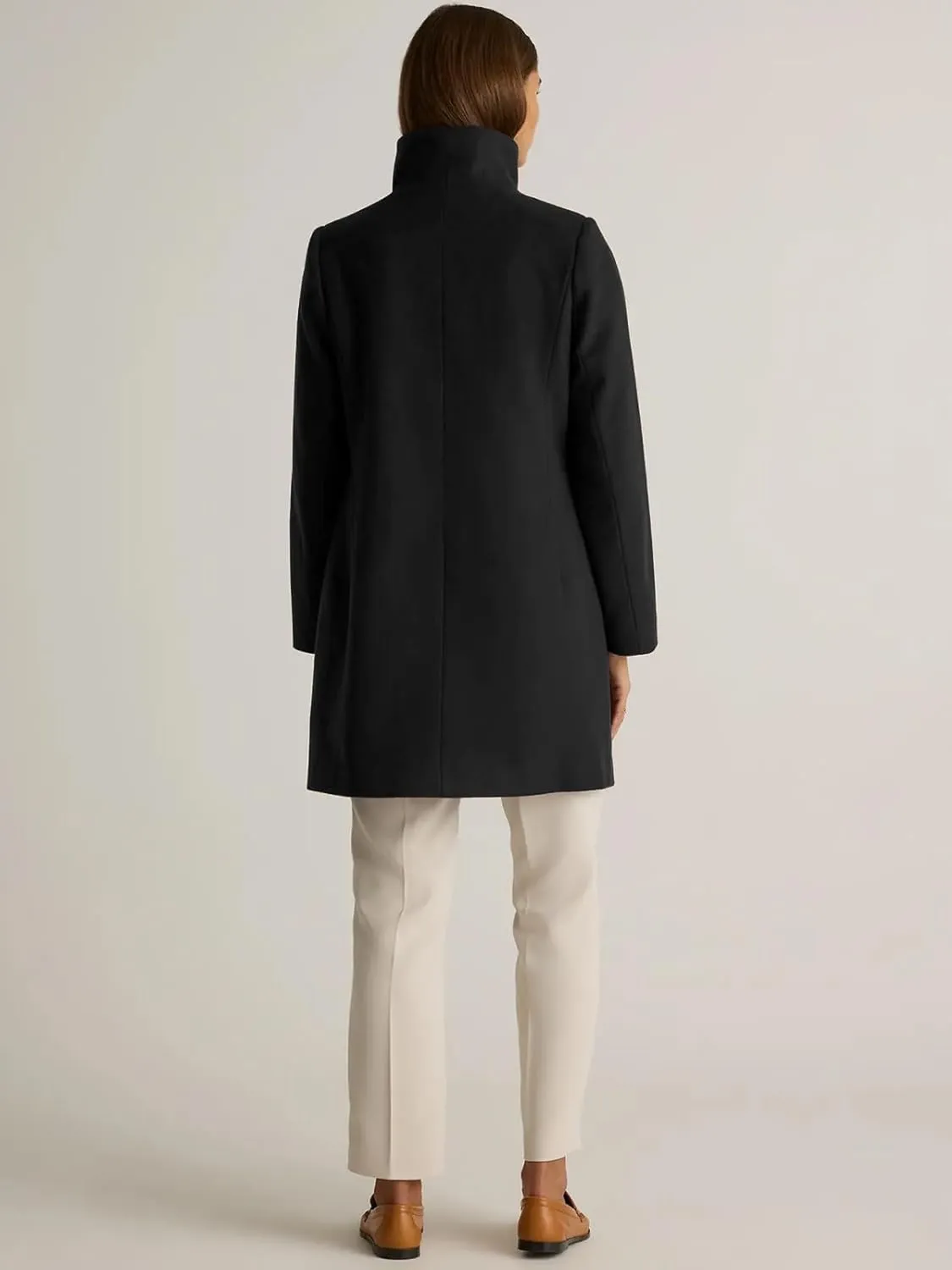 IDEALSANXUN Wool Coats for Women Fall Winter Peacoat Trench Coat Blazer Jackets