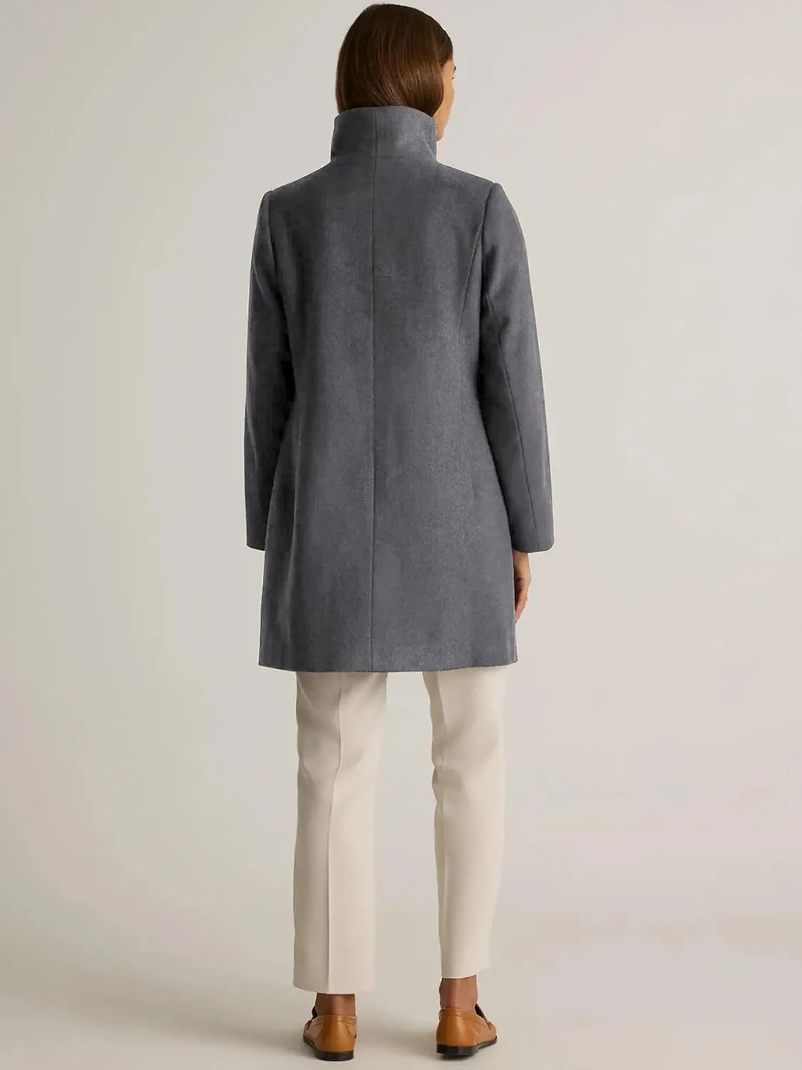 IDEALSANXUN Wool Coats for Women Fall Winter Peacoat Trench Coat Blazer Jackets