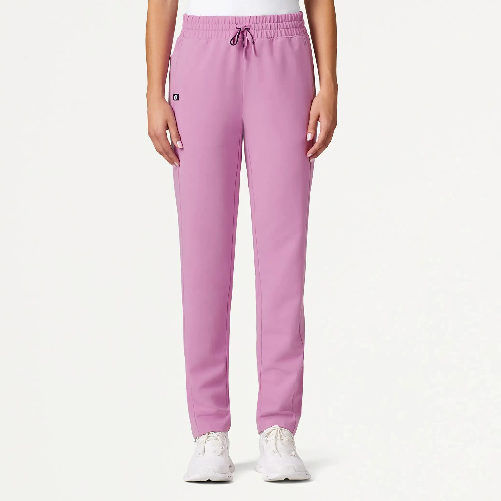 Jaanuu Women's Effie Slim 6-Pocket Scrub Pant - Light Magenta