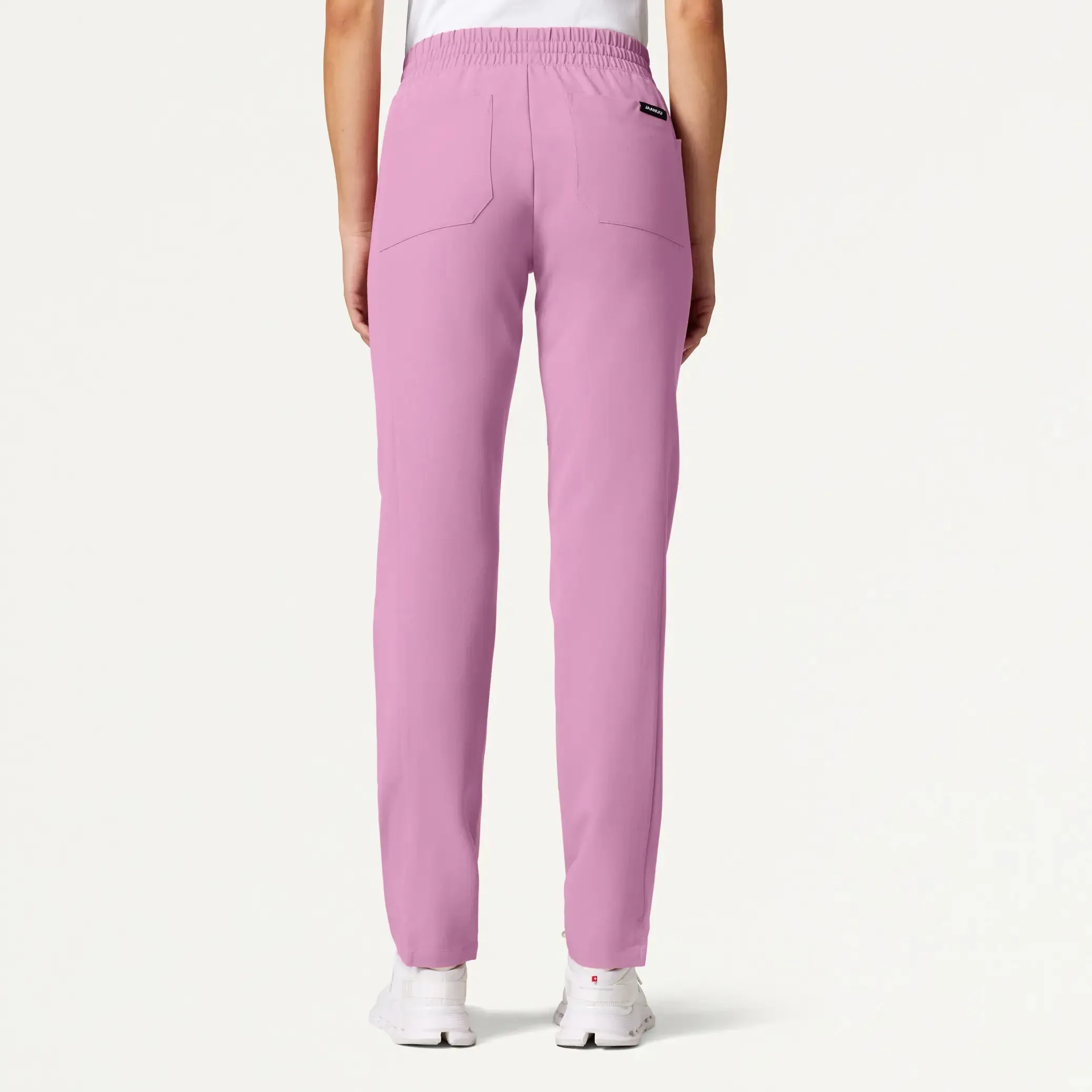 Jaanuu Women's Effie Slim 6-Pocket Scrub Pant - Light Magenta