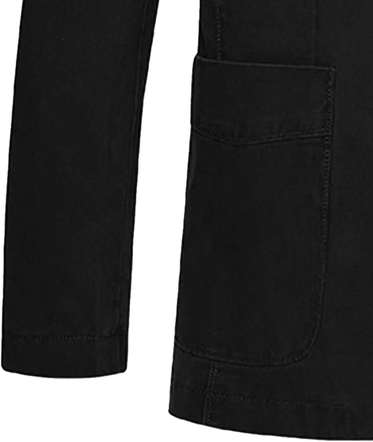 JEKE-DG Men's Blazer Collar Casual Denim Jacket Button Down Trucker Jean Jacket Classic Slim Fit Suit Jackets