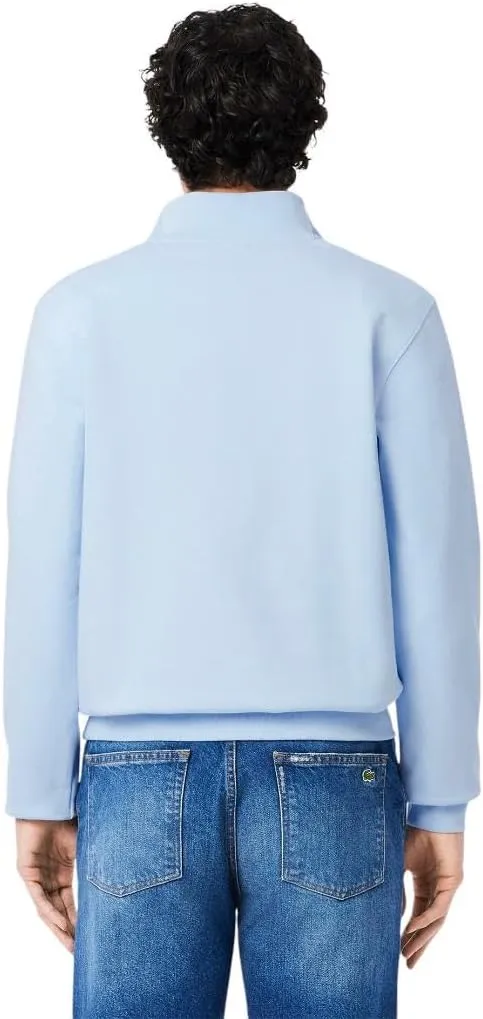 Lacoste Men's Non-Brushed Fleece Quarter Zip
