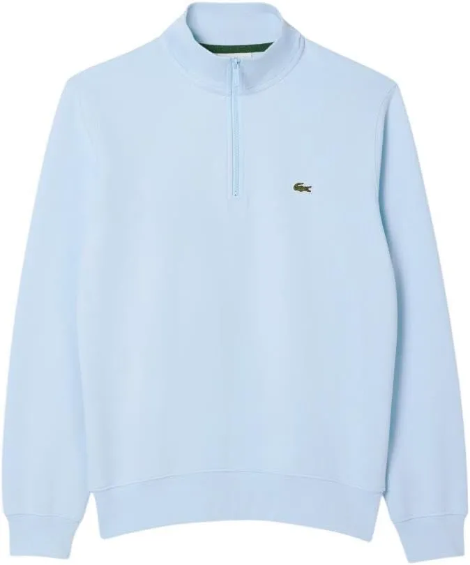 Lacoste Men's Non-Brushed Fleece Quarter Zip