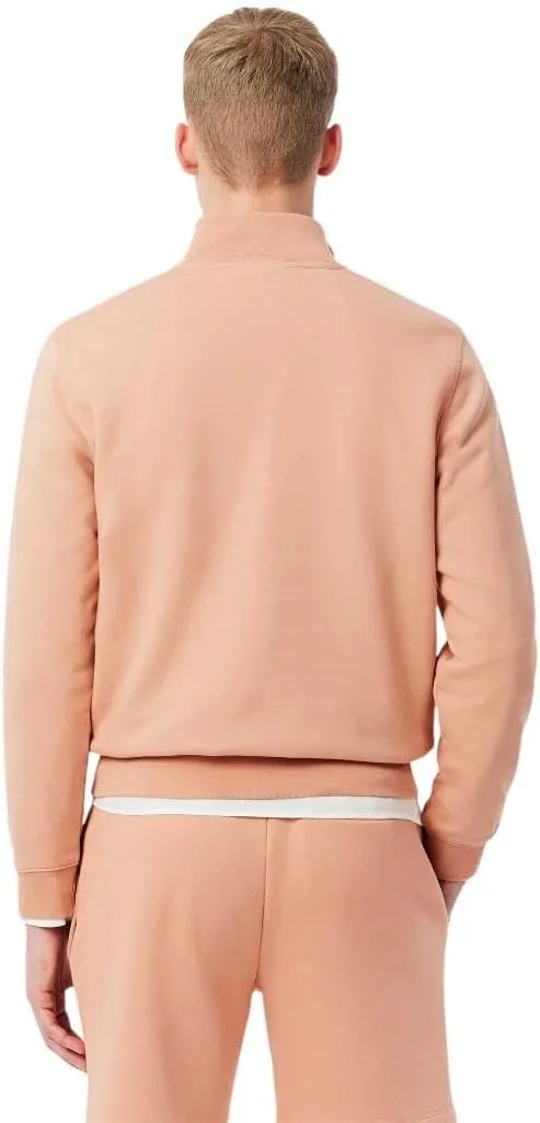 Lacoste Men's Non-Brushed Fleece Quarter Zip