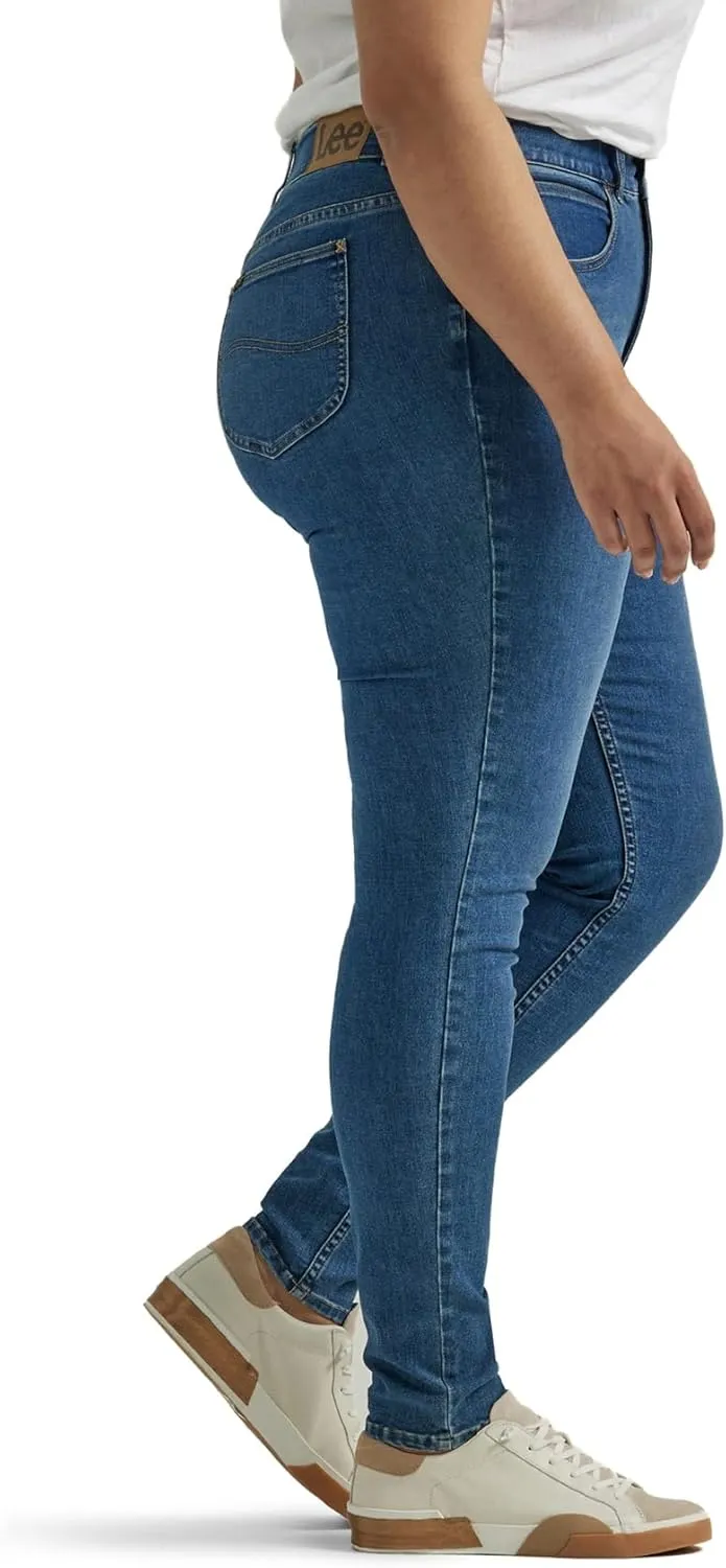 Lee womens Plus Size Ultra Lux Comfort With Flex Motion Skinny Leg Jean With Ever Fit