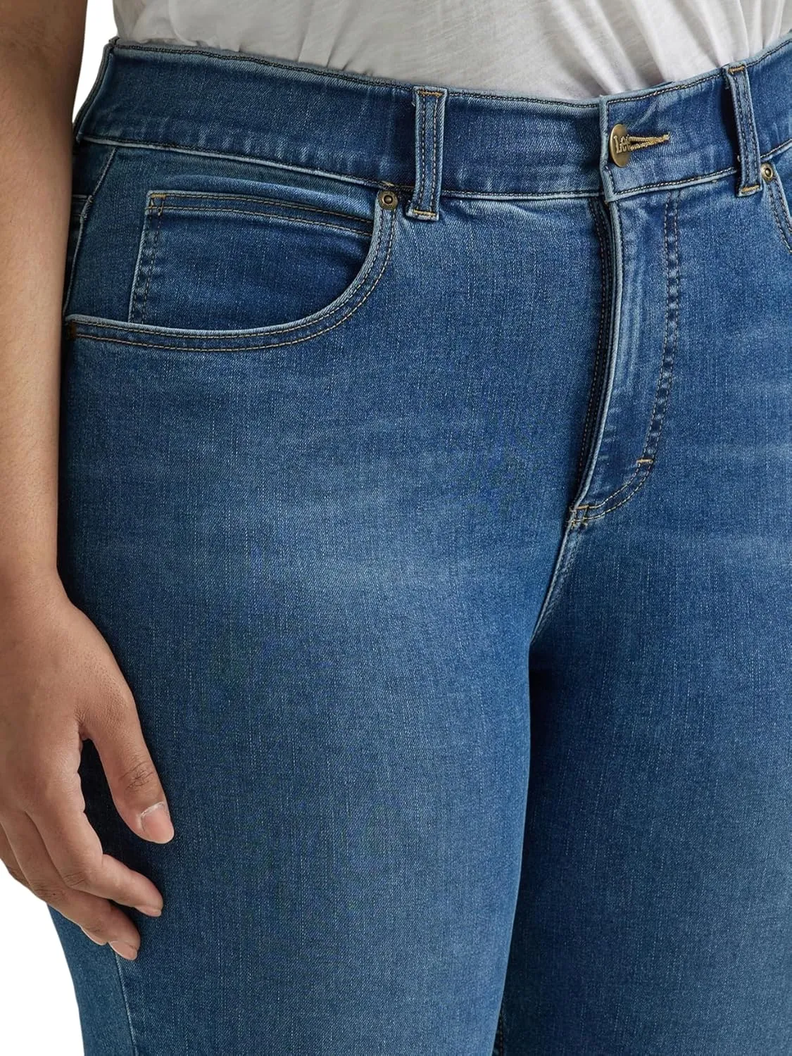 Lee womens Plus Size Ultra Lux Comfort With Flex Motion Skinny Leg Jean With Ever Fit