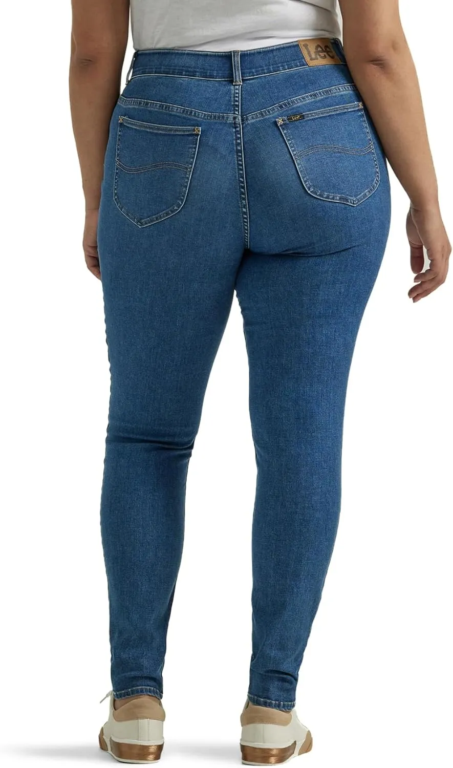 Lee womens Plus Size Ultra Lux Comfort With Flex Motion Skinny Leg Jean With Ever Fit