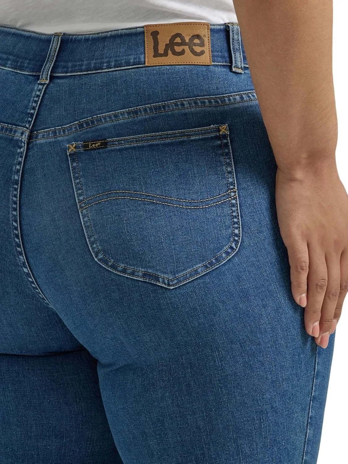 Lee womens Plus Size Ultra Lux Comfort With Flex Motion Skinny Leg Jean With Ever Fit