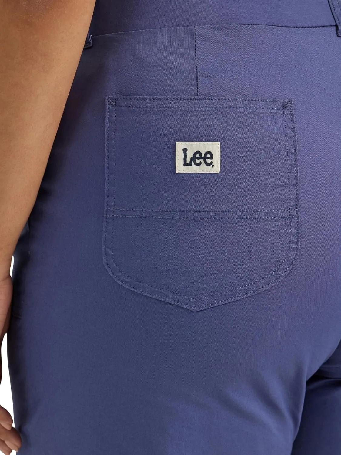 Lee Women's Plus Size Ultra Lux Comfort with Flex-to-go Utility Bermuda Short
