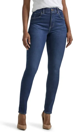 Lee Women's Ultra Lux Comfort with Flex Motion High Rise Skinny Jean