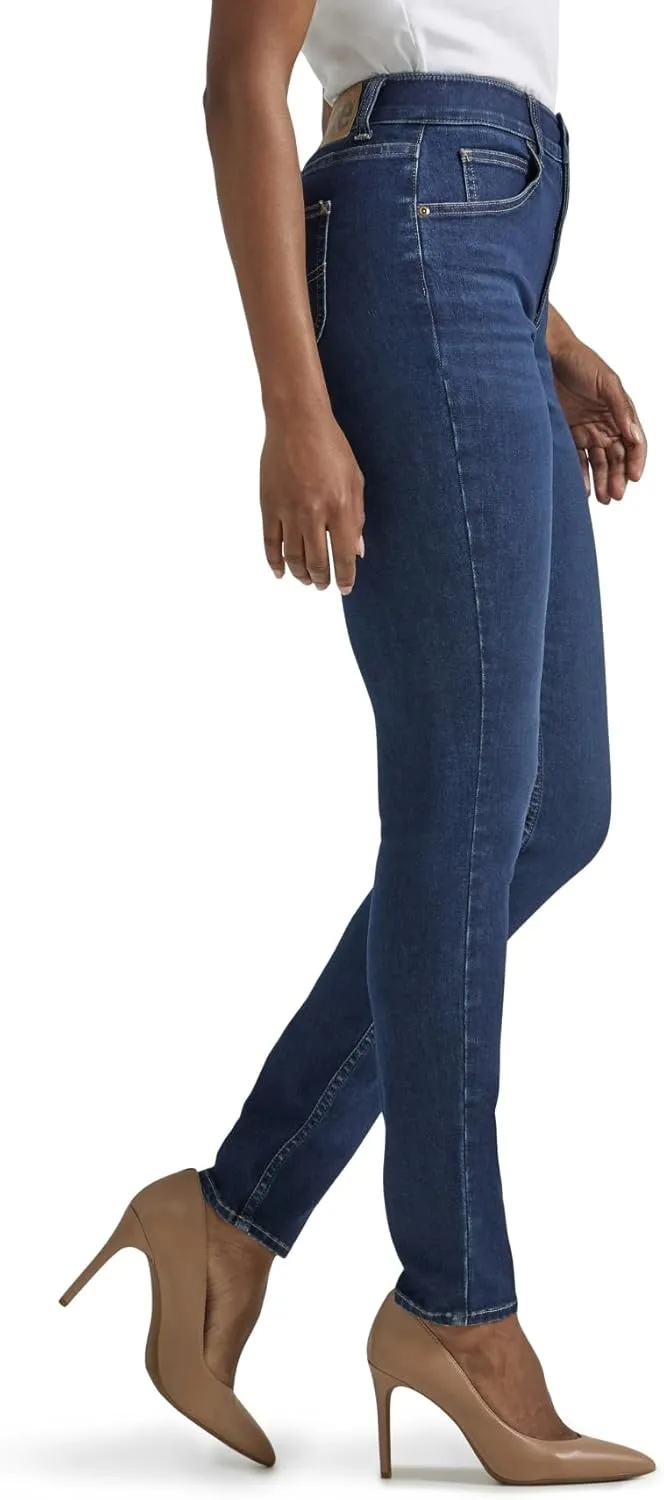 Lee Women's Ultra Lux Comfort with Flex Motion High Rise Skinny Jean