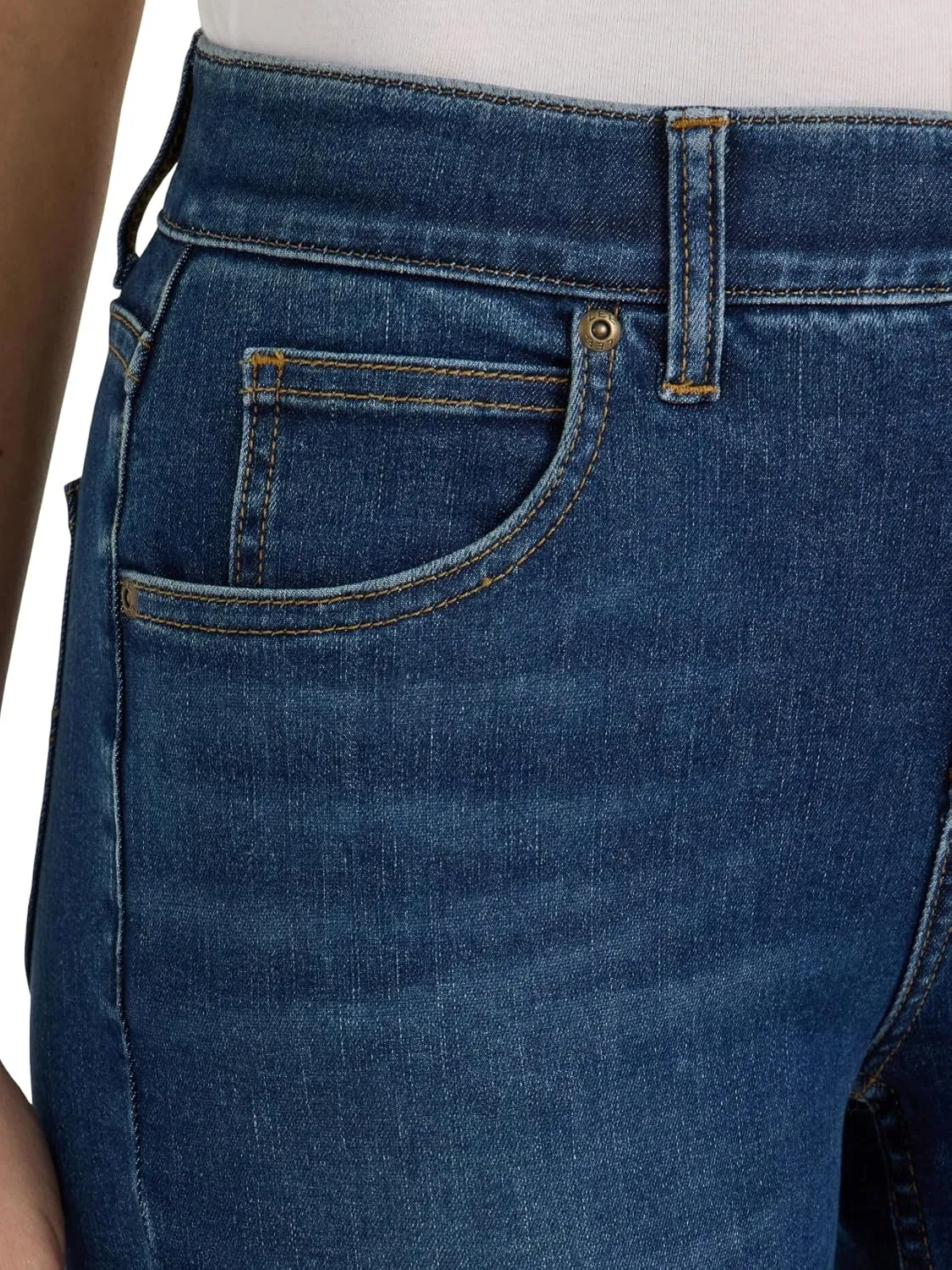 Lee Women's Ultra Lux Comfort with Flex Motion Slim Straight Jean with Ever Fit