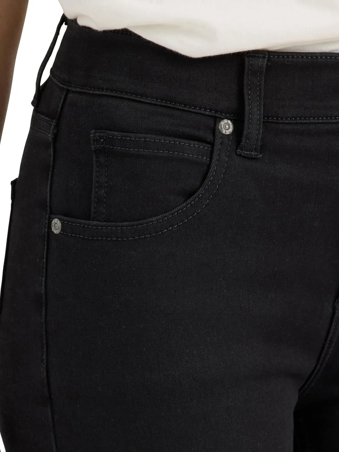 Lee Women's Ultra Lux Comfort with Flex Motion Slim Straight Jean with Ever Fit