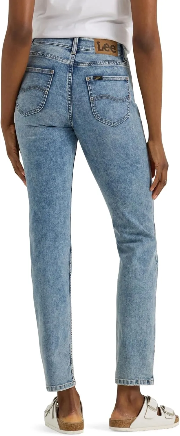 Lee Women's Ultra Lux Comfort with Flex Motion Slim Straight Jean with Ever Fit