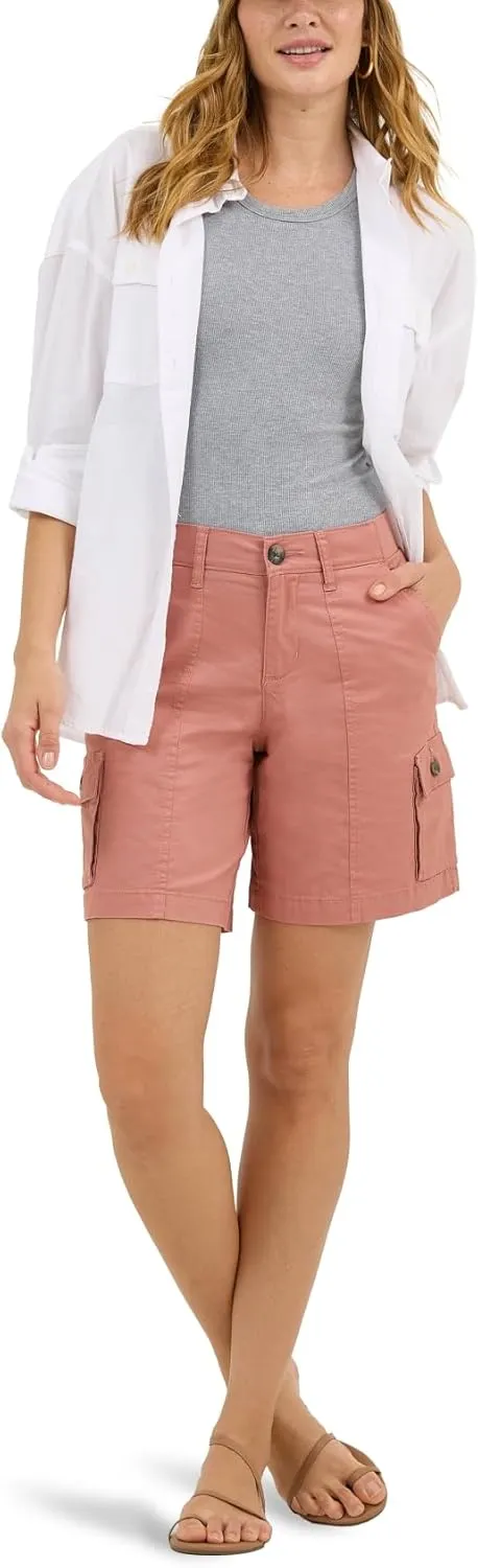 Lee Women's Ultra Lux Comfort with Flex-To-Go Cargo Short