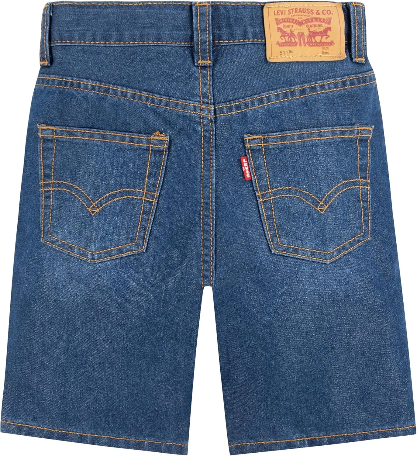 Levi's Boys' 511 Slim Fit Classic Denim Shorts