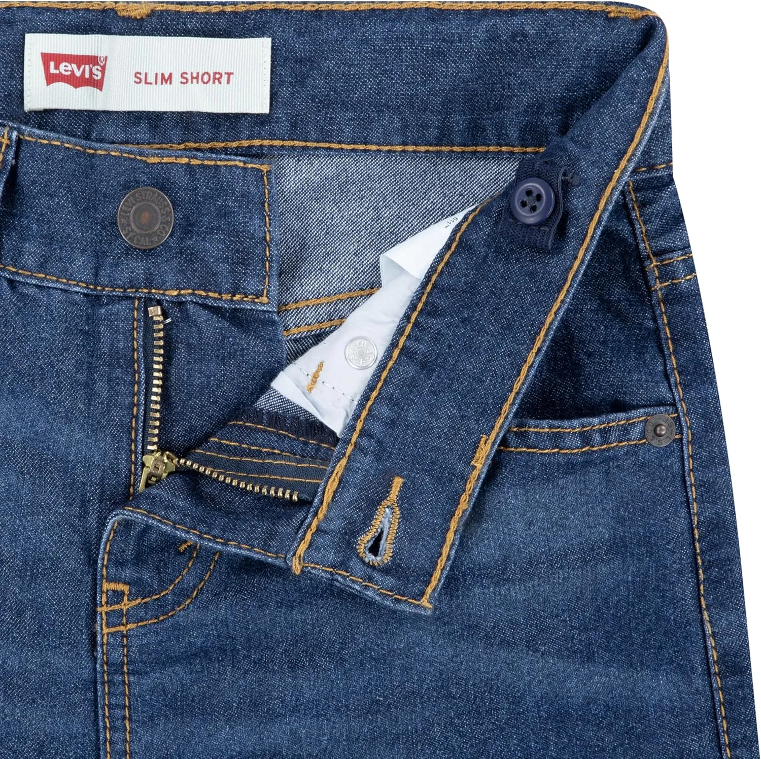Levi's Boys' 511 Slim Fit Classic Denim Shorts