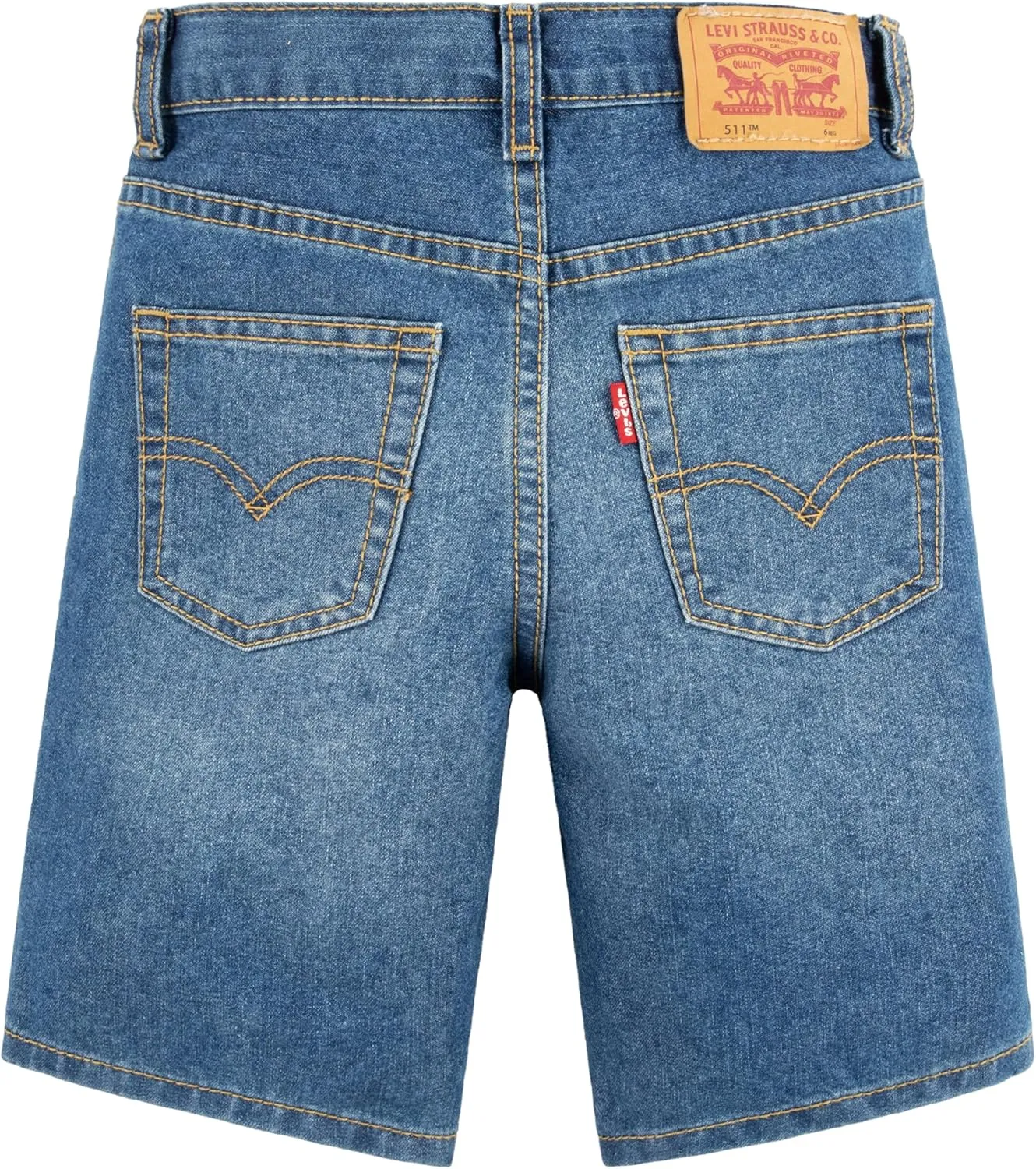 Levi's Boys' 511 Slim Fit Classic Denim Shorts