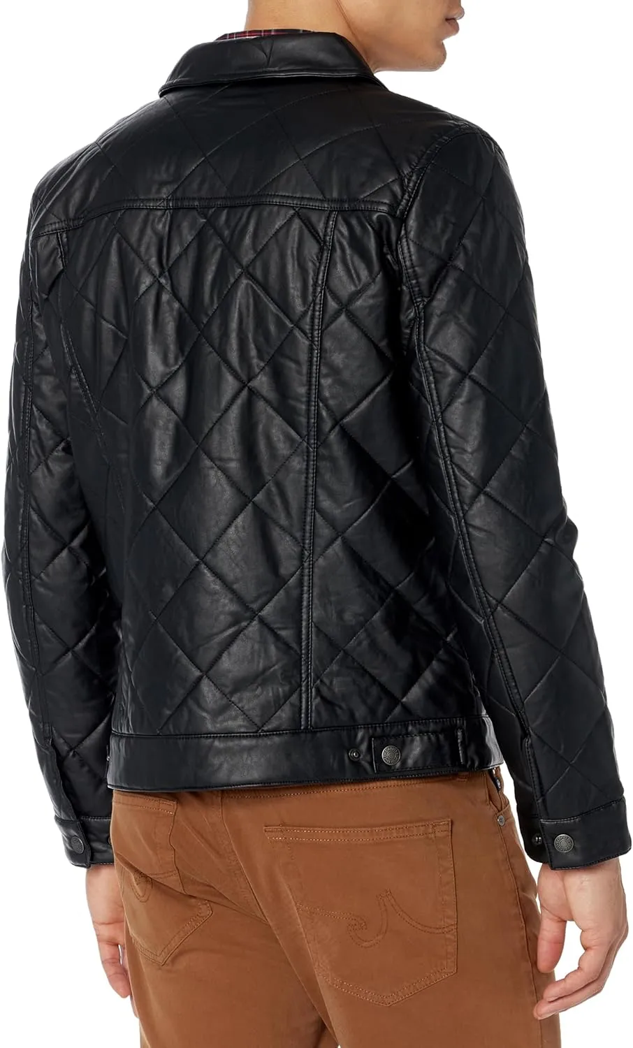 Levi's Men's Faux Leather Classic Trucker Jacket