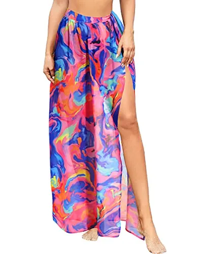 Long Sarong Beach Cover Up Bathing Suits