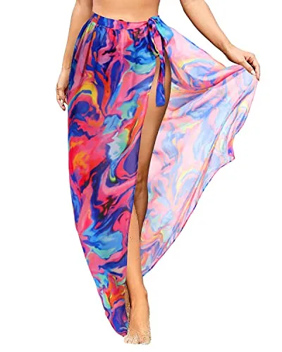 Long Sarong Beach Cover Up Bathing Suits