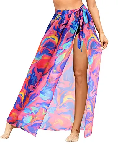Long Sarong Beach Cover Up Bathing Suits