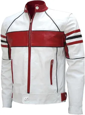 LP-FACON Mens Casual Motorcycle Rider Classic Biker Leather Jacket Collection