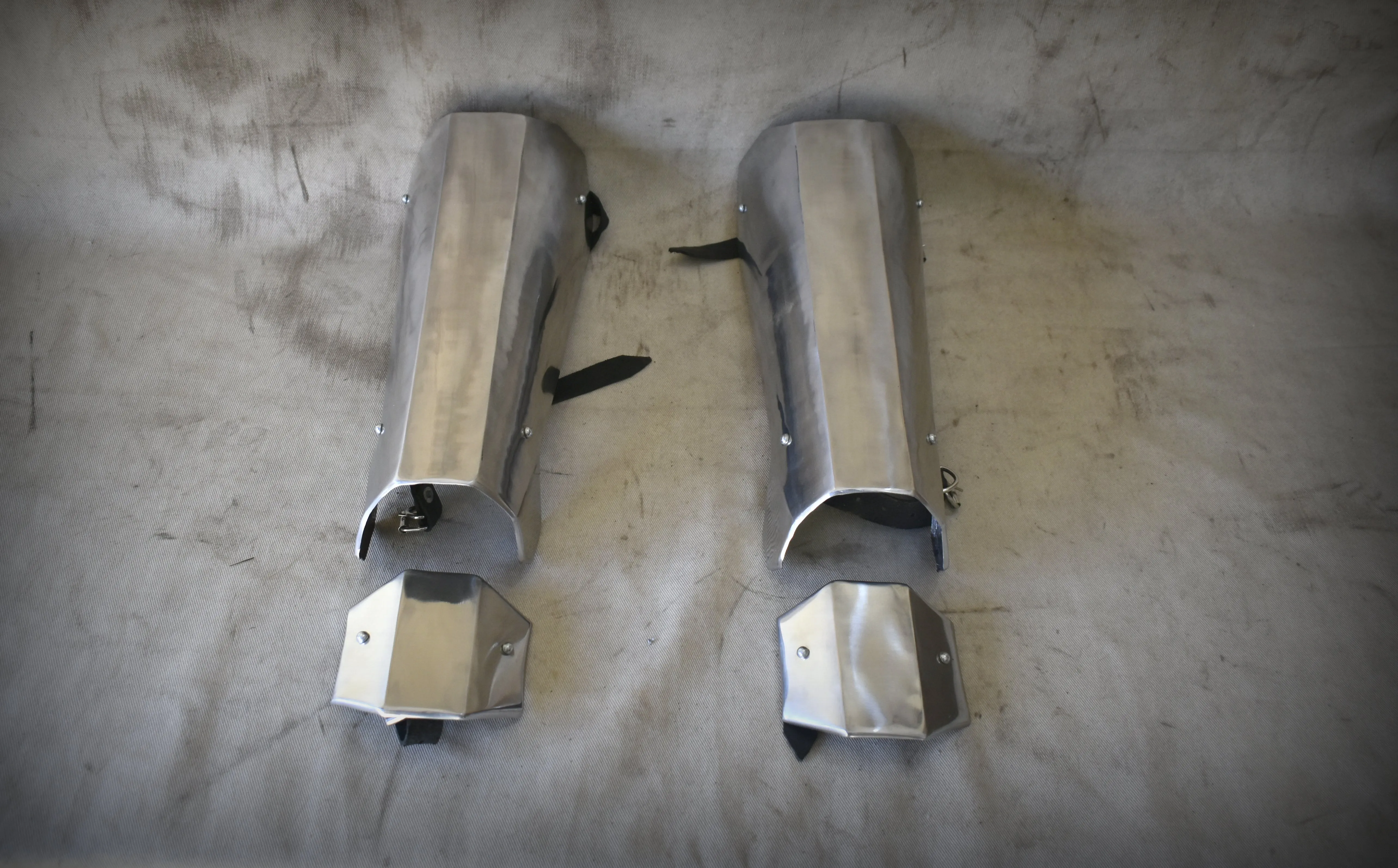 Mandalorian steel Shin Protection guard Leg Armor