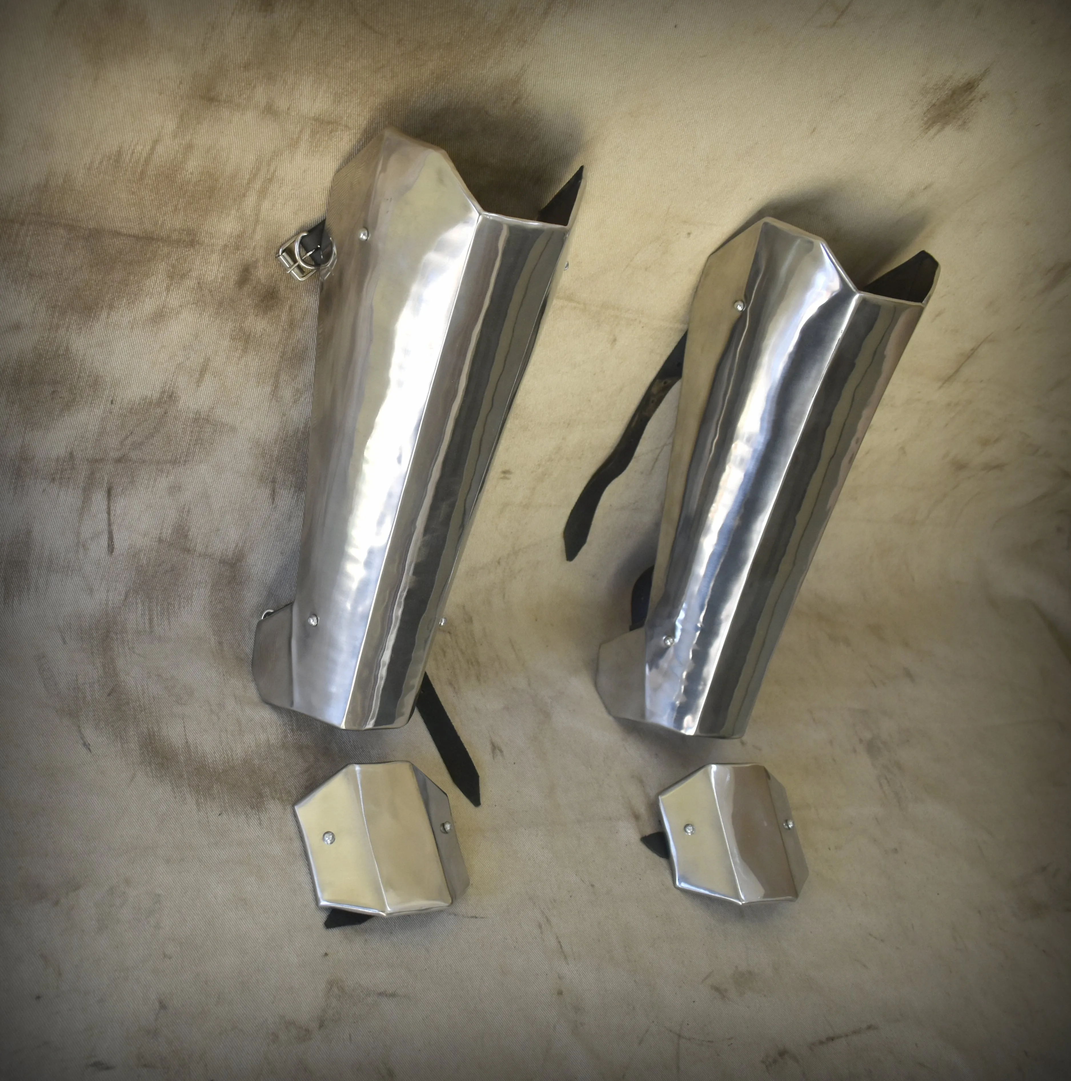 Mandalorian steel Shin Protection guard Leg Armor
