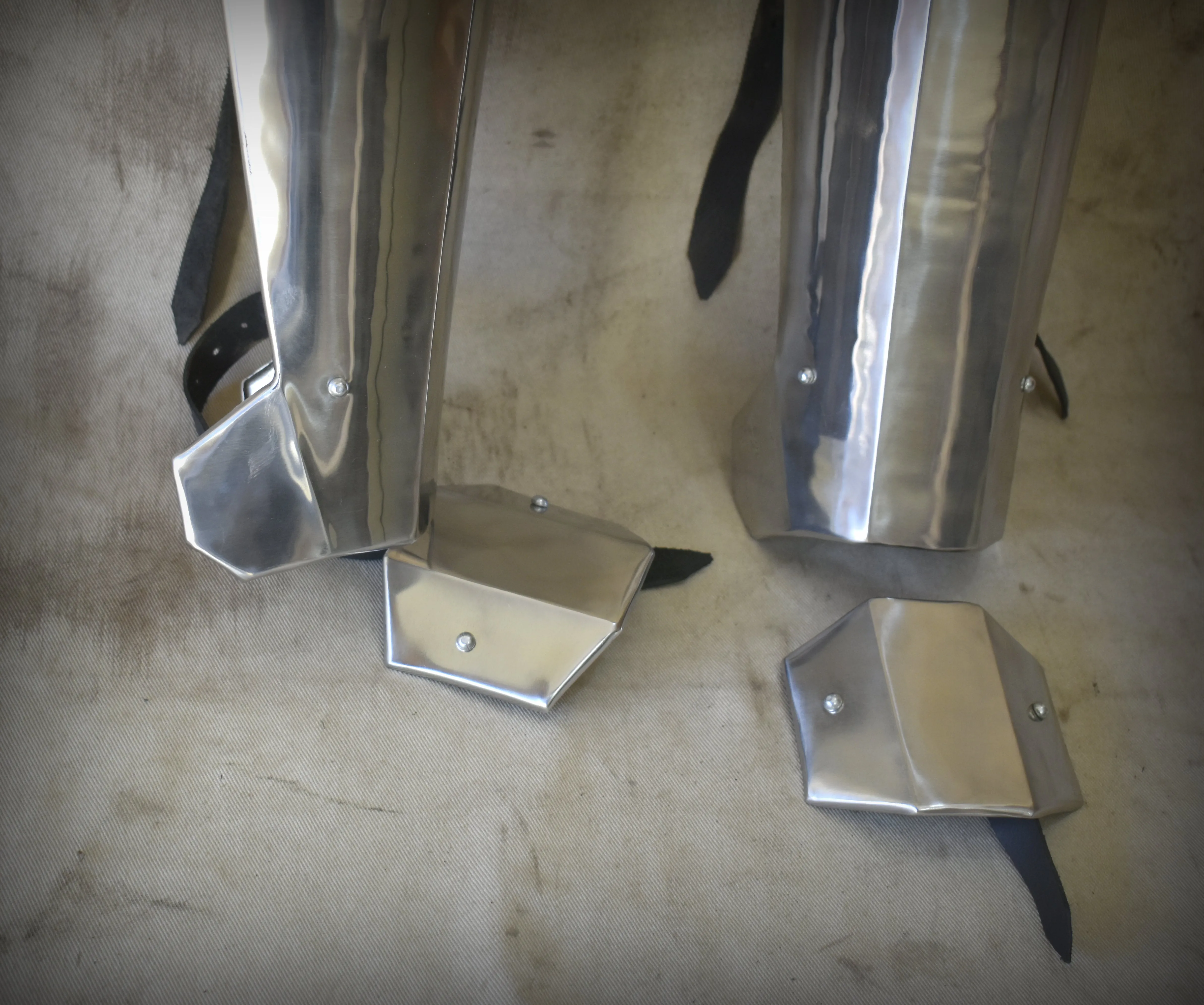 Mandalorian steel Shin Protection guard Leg Armor