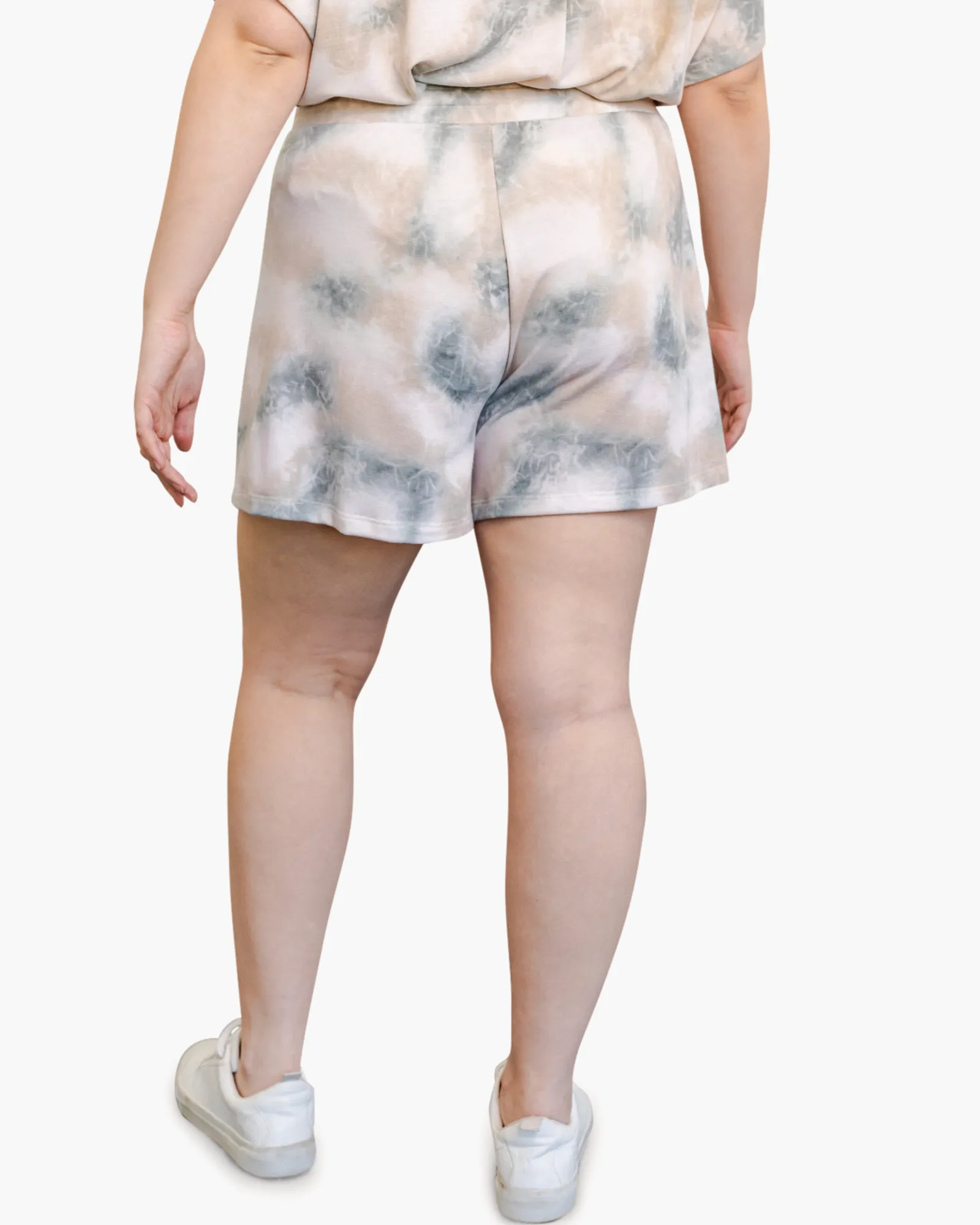 Mandee Tie-Dye Short | Teal / Pink