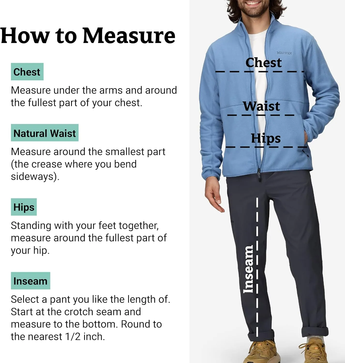 MARMOT Men's Rocklin Full-Zip Jacket - Classic, Warm, Lightweight 100-Weight Fleece Layer