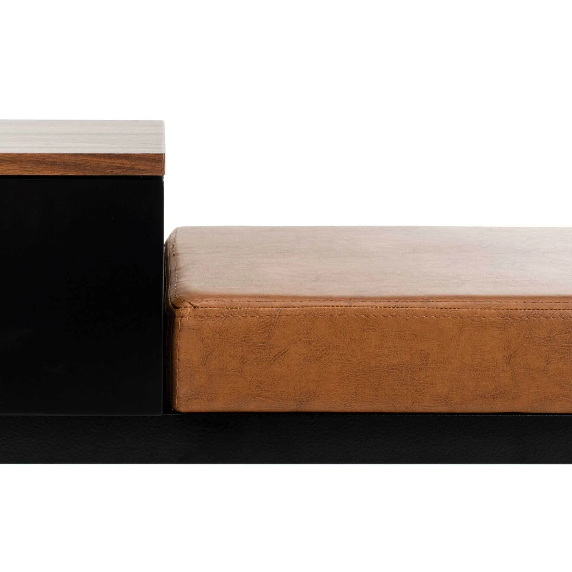 Maxton Bench with Storage Light Brown