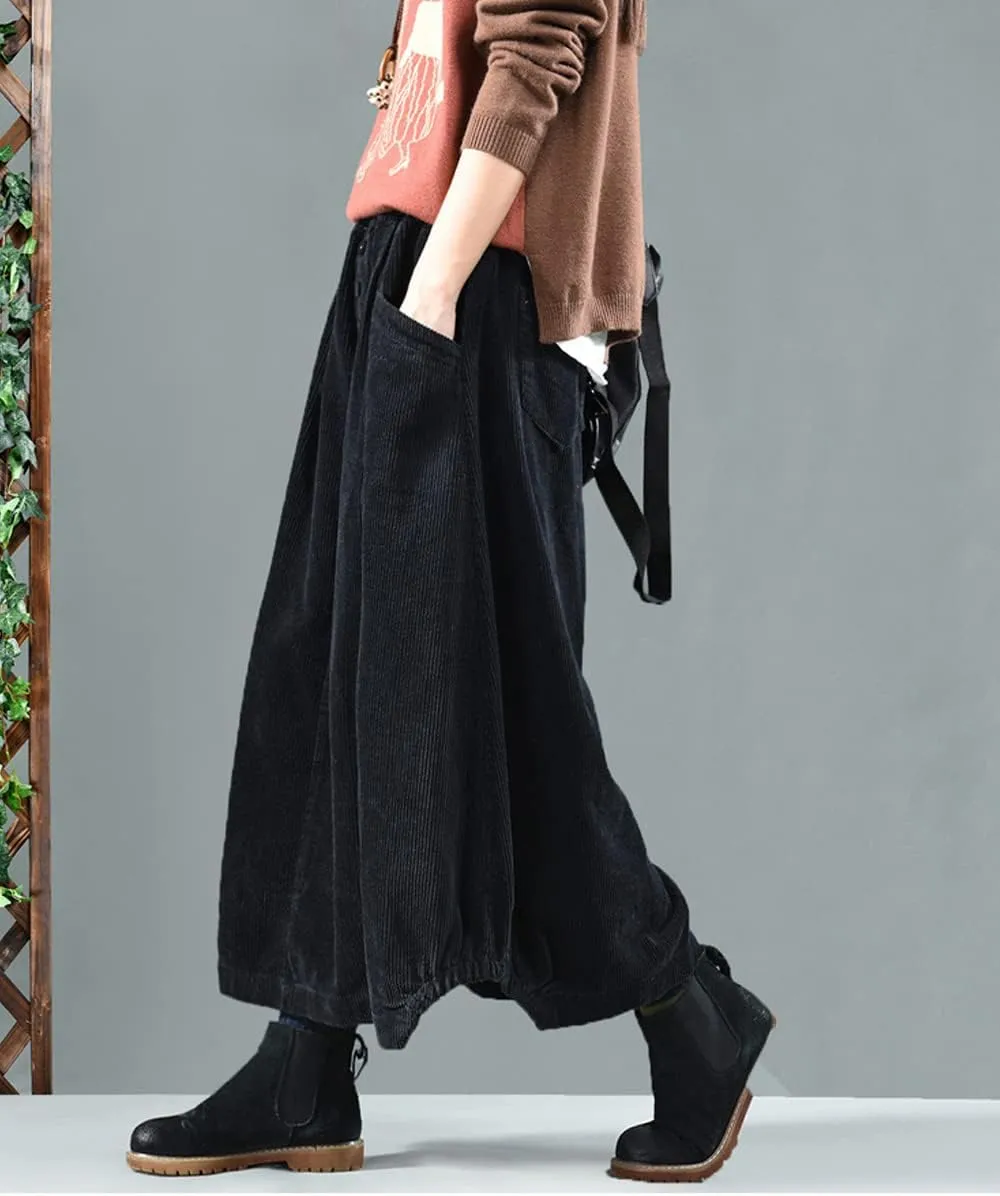 MedeShe Women's Classic High Elastic Waist Autumn Winter Midi Long Skirt