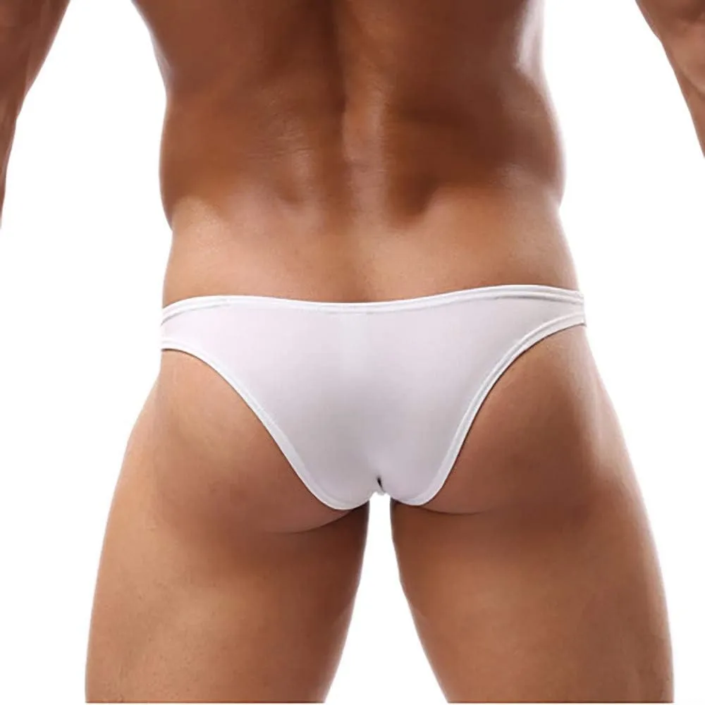 Men's Briefs Bikini Shorts Beach Soft Underwear Thin Comfort Butt-Covering Sexy Triangle Pants
