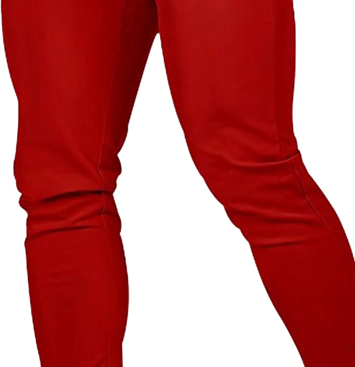 Men's Chinos Slim Fit Pants Stretch Skinny Tapered Dress Slack Comfort Casual Solid Workout Trousers